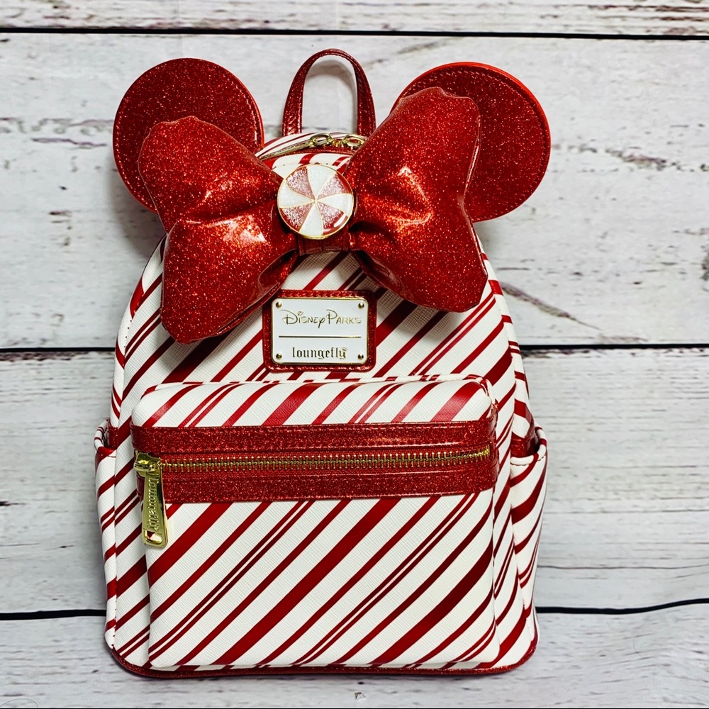 Disney Parks Christmas Loungefly Mini Backpack - Picture 2 of 14